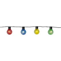 star trading deutschland gmbh LED Lichterkette 16-flammig Kunststoff 4,5 m Bunt/Schwarz