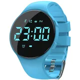 Kinderuhr mit Schrittzähler Kinder Digital Armbanduhr Fitnessuhr ohne App und Handy Digitaluhr Kinder Junge Mädchen Fitnessarmband Fitness Tracker Kinder Uhr Wecker Wasserdicht Kalorien