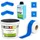 LEVEL PLUS Dichtset für Duschabdichtung Bad Dichtband Flüssigfolie 5,5 kg