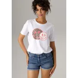 Aniston CASUAL T-Shirt Beige/Grau/Schwarz/Weiß 44/46