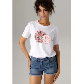 Aniston CASUAL T-Shirt Beige/Grau/Schwarz/Weiß 44/46