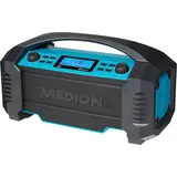 Medion MD 43320 DAB+ Baustellen-Radio blau / schwarz