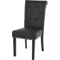 Mendler 2er-Set Esszimmerstuhl Chesterfield II, Stuhl Küchenstuhl, Nieten ~