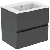 Ideal Standard Eurovit+ Unterschrank und Waschtisch 61 cm Grau