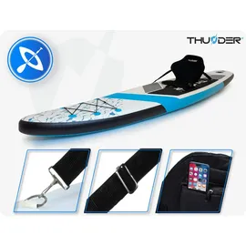 thunder® SUP Board THUNDER MARIS 320 x 75 x 15 cm Blau/Mehrfarbig