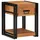vidaXL Nachtschrank 2 pcs 40 x 40 x 50 cm Braun