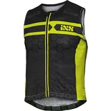 IXS RS-20 Protektorenweste schwarz-gelb,