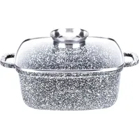 Masterpan quadratischer Topf mit Deckel, 20cm, 2.8L, Antihaftbeschichtung MP2106