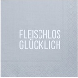 räder Serviette Fleischlos glücklich