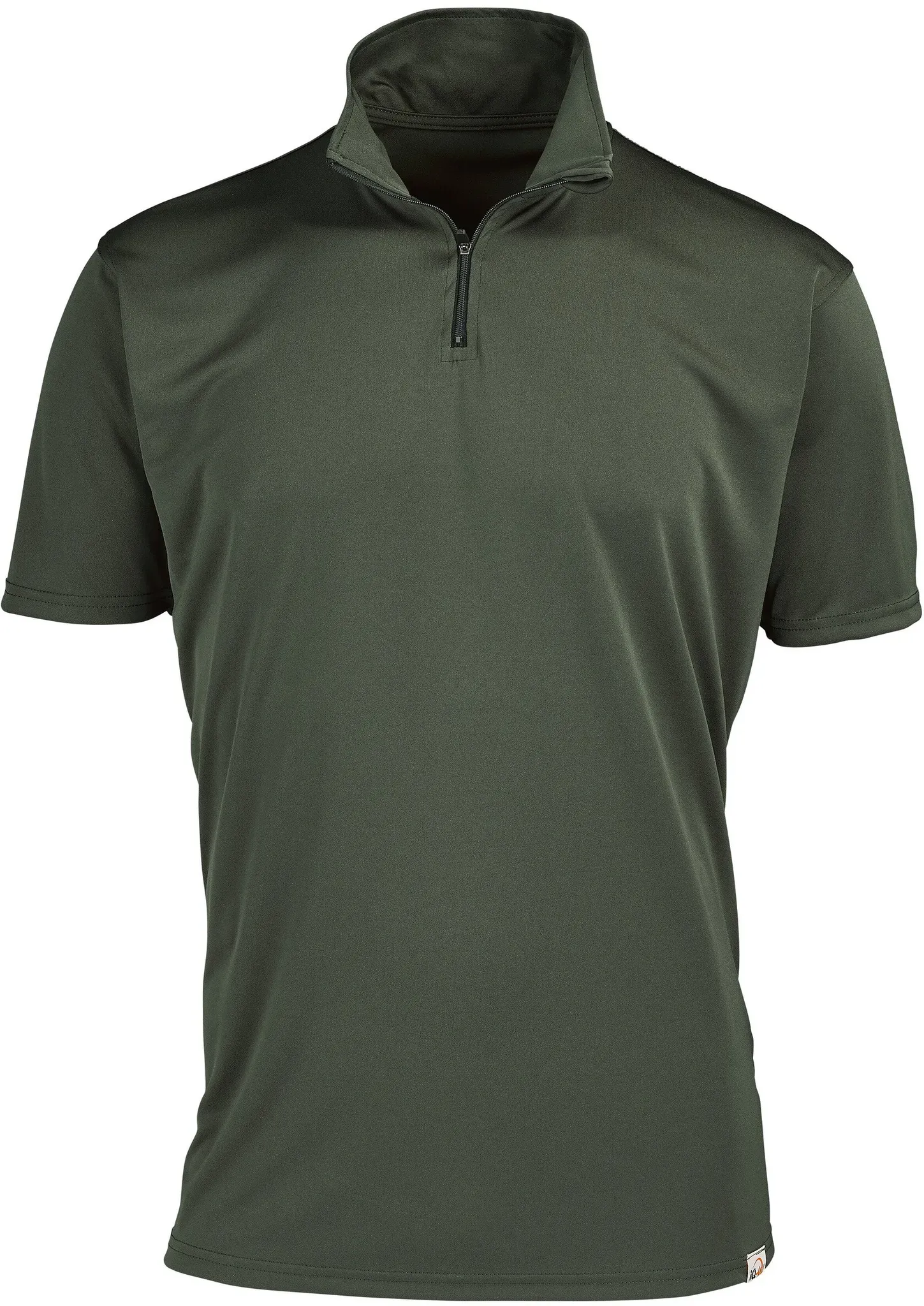 IQ-UV Funktionsshirt Kurzarm Zip UV 50+, forest, M