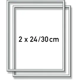 Schipper Bilderrahmen Silber 24x30 cm 2er Set