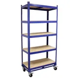 Trutzholm Etagenwagen 195x90x45 cm 750kg 5 Ebenen Transportwagen Magazinwagen Kommissionierregal