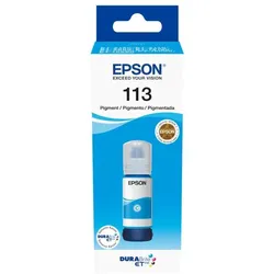 Epson Original EcoTank 113 Nachfülltinte - cyan (C13T06B240)