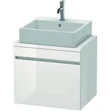 Duravit DuraStyle Waschtisch-Unterschrank DS530004318 60 x 47,8 cm, basalt matt, für Konsole, 1 Auszug