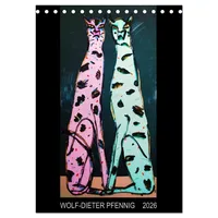Calvendo Wolf-Dieter Pfennig Kalender (Tischkalender 2026 DIN A5 hoch),