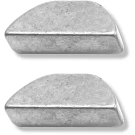 cyclingcolors Mitnehmerkeil 2x für Rasenmäher Messerwelle Halbmondkeil