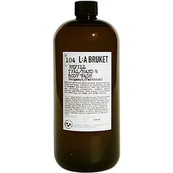 L:A Bruket 104 Refill Hand & Body Wash Bergamot/Patchouli 1000ml