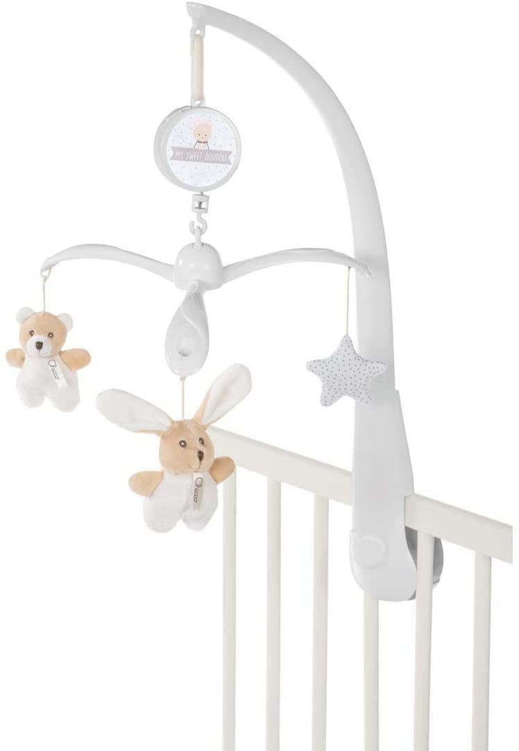 Chicco 00009714000000 BÄRCHEN & HÄSCHEN Mobile DOU, beige