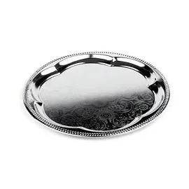 APS Servierplatte silber 35,0 x 35,0 cm, 1 St.