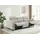 OTTO home 3-Sitzer OTTO HOME "SKAANE Struktur-Sofa, 229 cm, manuelle-u. elektrische Relaxfunktion", grau (hellgrau), B:229cm H:100cm T:100cm, 100% Polyester, Sofas, Relax-Funktion in 2 Sitzen, Kopfteilverstellung, Federkernpolsterung