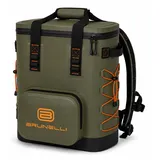 BRUNELLI Kühltasche Rucksack 30L – Army Green – Isolierter Kühlrucksack mit 48 Std. Kühlleistung, wasserabweisendes TPU-Material, auslaufsichere Innenauskleidung
