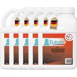 Futum 5x5L Zecken- / Mückenspray Flüssigkeit 5x5 l