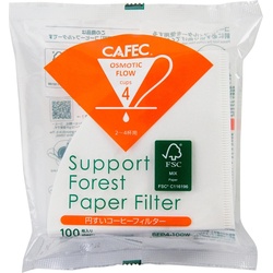 CAFEC Filterpapier SFP Cup 4, 100 Stück  , FSC, Kaffeemaschinen Zubehör