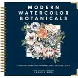 b blue star press Modern Watercolor Botanicals: A Creative Workshop in Watercolor, Gouache, & Ink