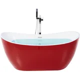 Beliani ANTIGUA freistehende Badewanne 150 x 75 cm (180 l, 75 cm, 72 cm)