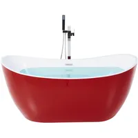 Beliani ANTIGUA freistehende Badewanne 150 x 75 cm (180 l, 75 cm, 72 cm)