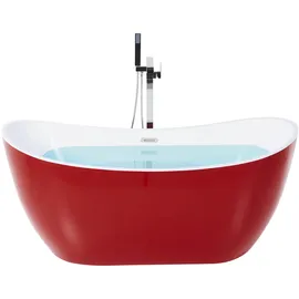 Beliani ANTIGUA freistehende Badewanne 150 x 75 cm (180 l, 75 cm, 72 cm)