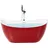 Beliani ANTIGUA freistehende Badewanne 150 x 75 cm (180 l, 75 cm, 72 cm)