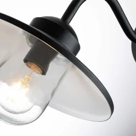 Elstead Lighting Außenleuchte Edelstahl 27,5x25,5x42 cm inkl. Bewegungsmelder schwarz