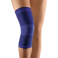 Bort Zweizug Kniestütze Bein Knie Bandage, stabiliseriend, blau, S