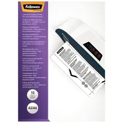 Fellowes Reinigungs- und Schutzkarton für Laminiergeräte, 1 Packung = 10 Stück