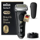 Braun Series 9 Pro+ 9510s Rasierer Schwarz (Active Quattro Head, Reinigungsstation: Nein)
