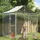 vidaXL Outdoor-Hundezwinger mit Dach 3 x 1,5 x 2,5 m Stahl Silber