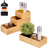bremermann Aufbewahrungsbox 4-tlg. braun