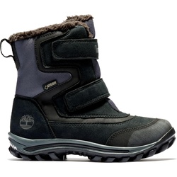 Timberland Youth Mid Hook & Loop GTX Snow Boot jet black 3