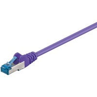 goobay CAT 6A Patchkabel, S/FTP (PiMF), Violett