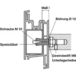 Montageset Kunststoff/Metall