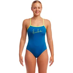 Funkita Damen Badeanzug Single Strap One Piece Glaciar Glam One Size