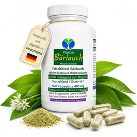 VitalLife Wilder Frischblatt Bärlauch Kapseln 360 St.