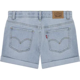 Levi's Jeansshorts "LVG GIRLFRIEND SHORTS", Mädchen, Gr. 8 (128), N-Gr, heat wave, Denim/Jeans, Obermaterial: 69% Baumwolle, 30% Polyester, 1% Elasthan, Jeans Jeansshorts, for GIRLS