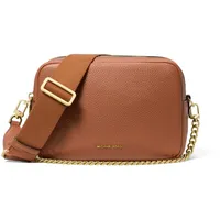 Michael Kors Dblzp Chn Camera Xbody Leather Brown
