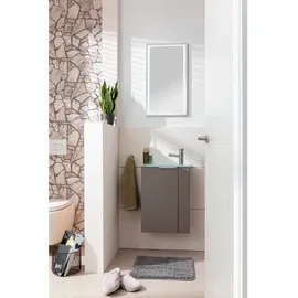 Fackelmann Waschbeckenunterschrank 44 x 60 x 24,3 cm Grau