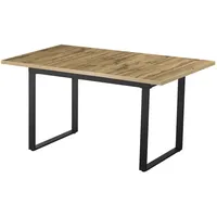 B&D home Esstisch Eiche Holz, 120x76x80 cm Esszimmer, Tische,