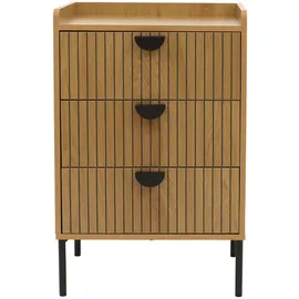 Mendler Highboard 77 x 50 x 42 cm natur / Braun