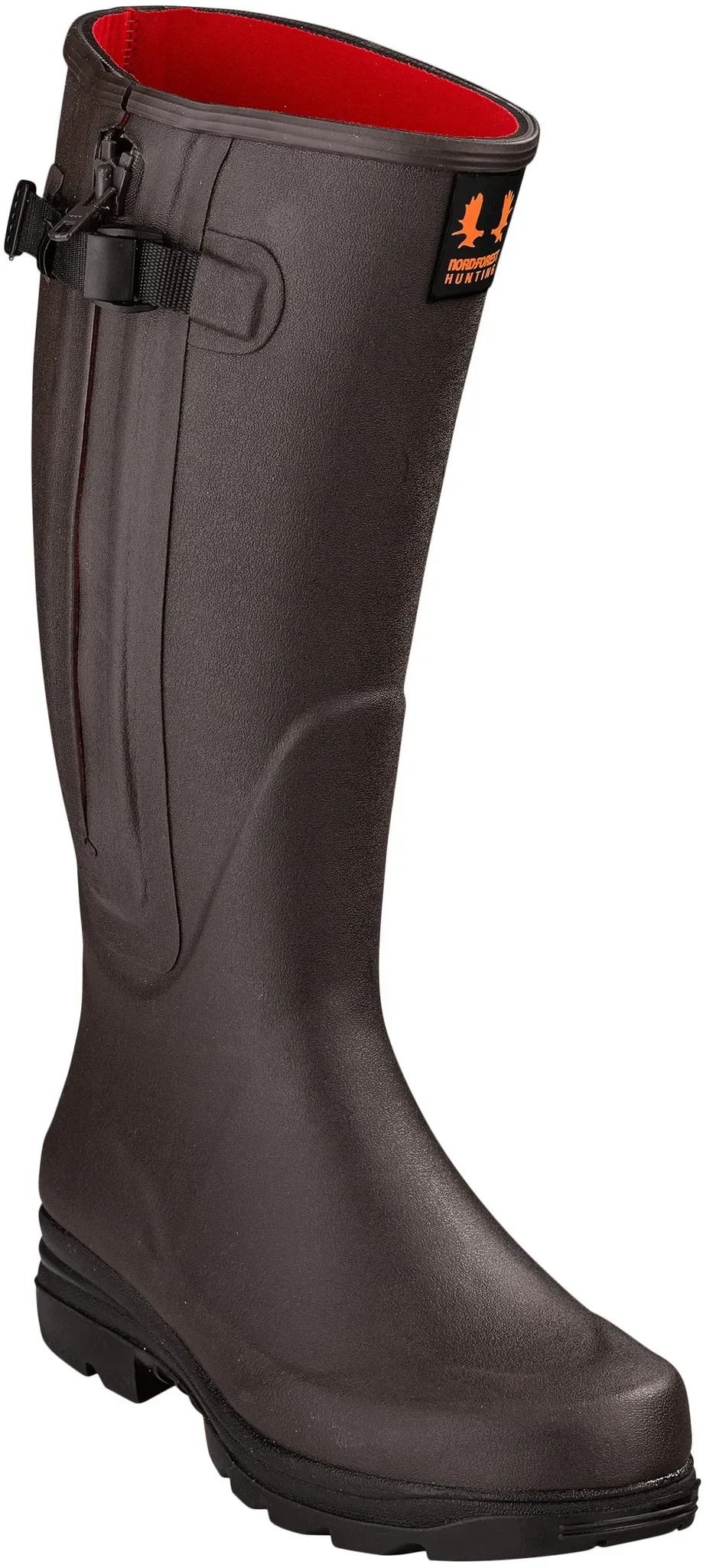 Nordforest Hunting Jagd-Gummistiefel Hubertus Plus, brown, 37