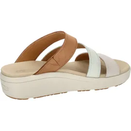 Keen ELLECITY SLIDE Damen Natural Leather/Clearly Aqua 41